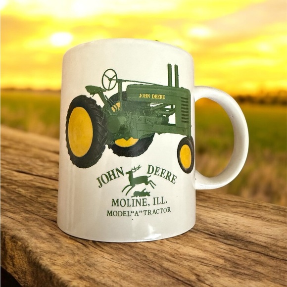 John Deere Other - 🔥2/$24 or 3/$30🔥John Deere White and Green Tractor Mug